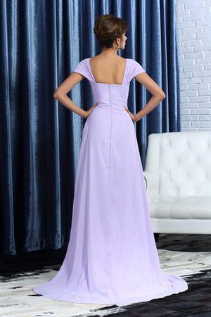 Chiffon A Linie Perlenbesetztes Breiter Träger Prinzessin Brautmutterkleid - Bild 2