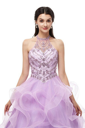 Robe de quinceanera avec perle de princesse dénudé énergique solennel - Photo 4