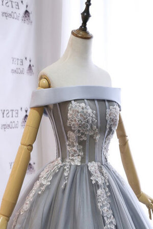 Robe de bal de princesse textile en tulle distinctif cordon de bustier - Photo 4