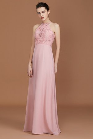 Robe demoiselle d'honneur en chiffon splendide de princesse avec zip naturel - Photo 6