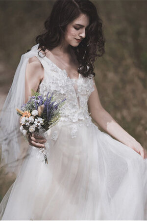 Moderno Vestido de Novia de Flores de Natural de Fabuloso - Foto 8