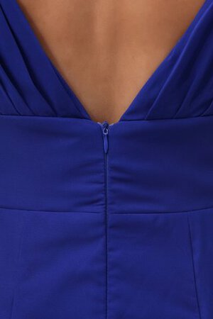 Gerüschtes Etui vorne geschlitztes Meerjungfrau schick Brautjungfernkleid mit kreuz - Bild 6