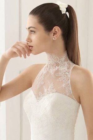 Halle Spitze Ärmelloses festliches konservatives langes Brautkleid - Bild 3