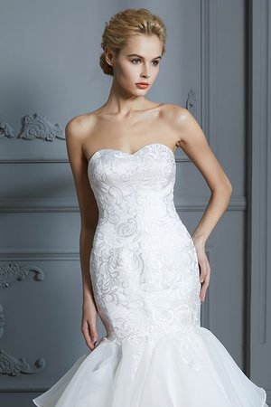 Abito da sposa moda a chiesa squisito convenzionale senza maniche con bottone - Foto 7