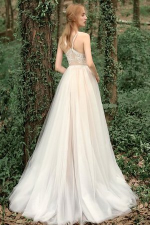 Robe de mariée de traîne courte glamour bucolique longue impressioé - Photo 4