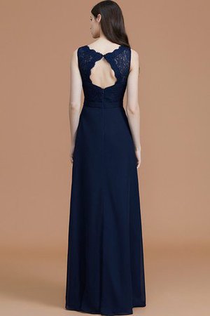 A Linie Prinzessin Normale Taille Ärmelloses Bodenlanges Brautjungfernkleid - Bild 36
