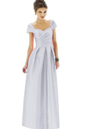 Vestido de Dama de Honor de Corto de Largo de Escote Corazón de Sin mangas - Foto 3