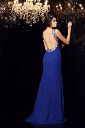 Ärmelloses Klassisches Sweep Train Sittsames Sexy Abendkleid - Bild 2