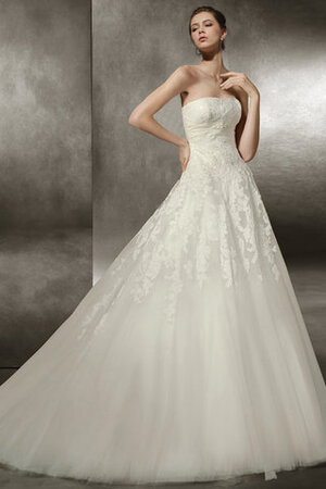 Romántico Vestido de Novia de Cordón de Exquisito de Encaje Adorno - Foto 3