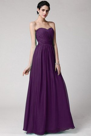 Robe demoiselle d'honneur plissage longue au drapée fermeutre eclair de fourreau - Photo 13