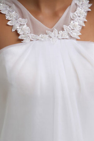 Schlussverkauf Reißverschluss Sexy Langes Brautkleid mit Stickerei - Bild 4