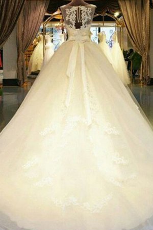 Abito da sposa appariscente con ricamo elegante in tulle retro a sala - Foto 2