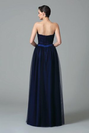 Ärmelloses Herz-Ausschnitt Prinzessin Reißverschluss Sittsames Brautjungfernkleid - Bild 30