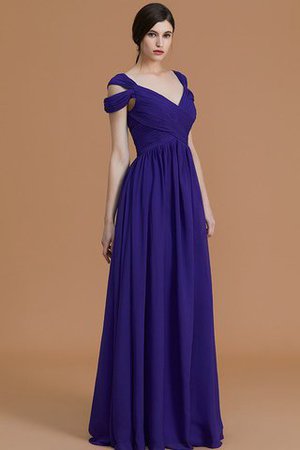 Robe demoiselle d'honneur de princesse avec chiffon ruché epaule nue ligne a - Photo 8