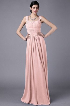 Plissiertes Reißverschluss Anständiges Bodenlanges Brautjungfernkleid aus Chiffon - Bild 23