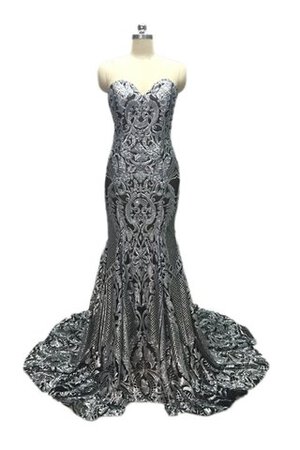 Abito da sposa bella in pizzo retro in stain elastico naturale spazzola treno - Foto 12