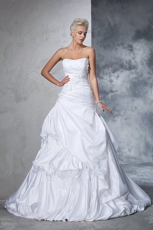 Robe de mariée luxueux intemporel longue de bustier avec sans manches - Photo 1