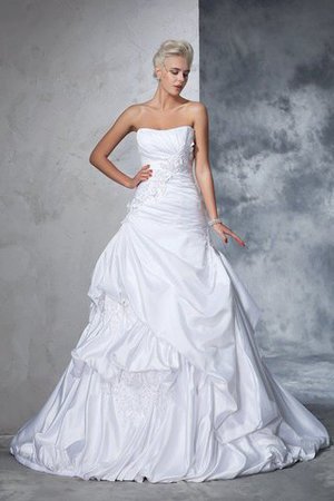 Robe de mariée luxueux intemporel longue de bustier avec sans manches - Photo 1