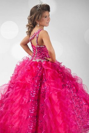 Vestido de Floristas de Corte Evasé en Lentejuelas de Largo de Hasta el suelo - Foto 2