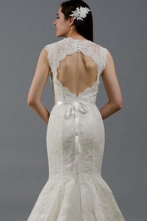 Vestido de Novia de Corte Sirena en Encaje de Hasta el suelo de Sin mangas de Escote en V - Foto 2