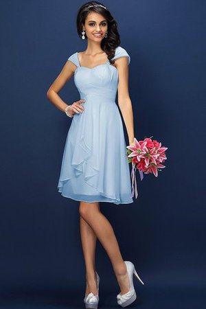 Abito da Damigella in Chiffon con Piega Conotta A-Line Principessa - Foto 18