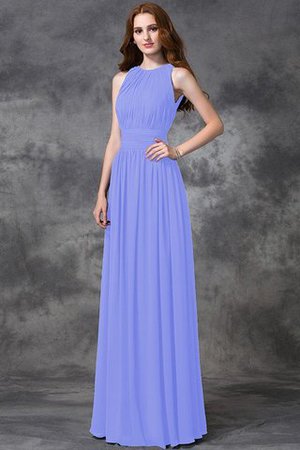 Robe demoiselle d'honneur longue fermeutre eclair avec chiffon ligne a de princesse - Photo 17