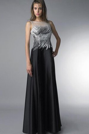 Robe de bal plissage naturel avec sans manches en tulle ligne a - Photo 5