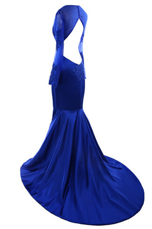 Strand Dom bodenlanges modisches schwingendes Brautmutterkleid ohne Taille - Bild 7