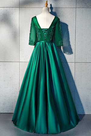 Normale Taille Satin Wunderschönen Romantisches Formelles Ballkleid - Bild 3