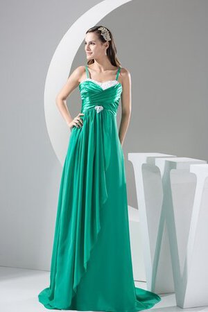 Abito da Sera in Chiffon con Piega Conotta A Terra - Foto 1