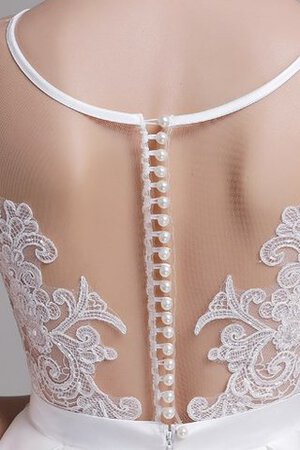Auffällig Ärmelloses Tüll Extravagantes Brautkleid mit Stickerei - Bild 4