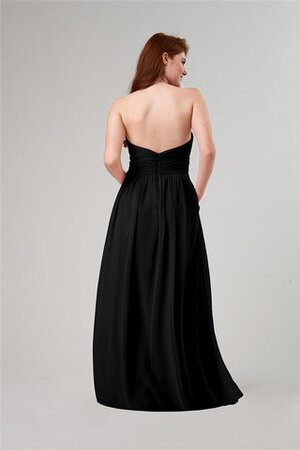 Robe demoiselle d'honneur sachet glamour longueur au ras du sol facile solennel - Photo 2