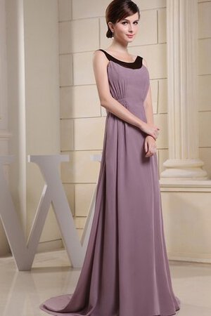 Abito mamma Sposa con Increspato in Chiffon A-Line Senza Maniche - Foto 2