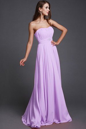 Abito da Damigella Principessa in Chiffon A-Line Cerniera Naturale - Foto 20