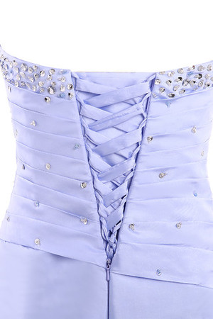 Abito da Sposa Cerniera sogno con paillette Moderno All Aperto con Applique Oscillare - Foto 6