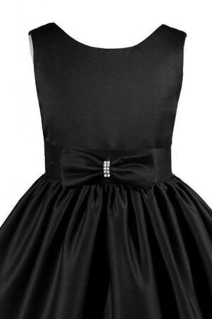 Robe de cortège enfant manche nulle ligne a col u profond avec nœud - Photo 3