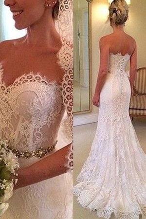 Vestido de Novia de Abalorio de Delicado de Recatado de Hasta el suelo - Foto 1