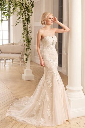 Abito da Sposa in pizzo Semplice in Pizzo Senza Maniche favola Sirena - Foto 1
