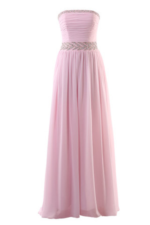 Chiffon Garten A-Linie Halle Dom Ballkleid mit Reißverschluss - Bild 1