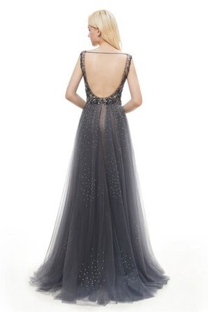 Robe de bal décolleté dans le dos avec perle chaming classique solennel - Photo 5