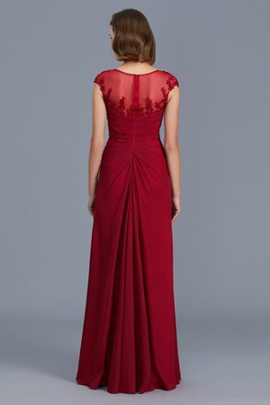 Etui Faszinierend Normale Taille Schaufel-Ausschnitt Bodenlanges Brautmutterkleid - Bild 2