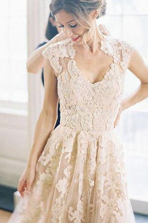 Robe de mariée vintage plissé elégant exceptionnel bucolique - Photo 3