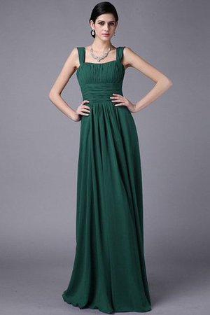 Plissiertes Reißverschluss Anständiges Bodenlanges Brautjungfernkleid aus Chiffon - Bild 11