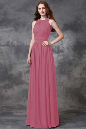 Robe demoiselle d'honneur longue fermeutre eclair avec chiffon ligne a de princesse - Photo 28