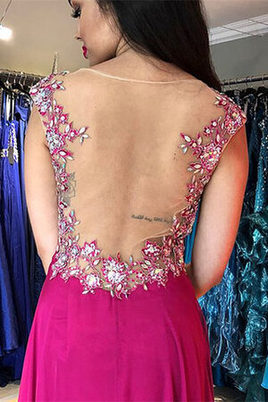 Ausgezeichnet Attraktives Bodenlanges Ballkleid aus Dehnbarer Satin aus Chiffon - Bild 4