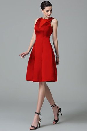 Robe demoiselle d'honneur en satin de lotus avec zip manche nulle de princesse - Photo 25