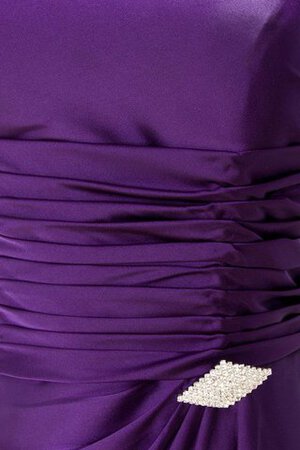 Kurze Ärmeln gerüschtes Juwel Ausschnitt Ärmelloses Reißverschluss Etui Cocktailkleid - Bild 3