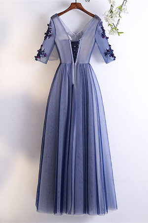Normale Taille Junoesque Konservatives Romantisches Ballkleid mit Bordüre - Bild 2