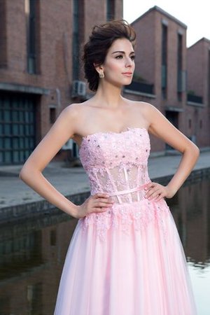 Spaghetti Träger Reißverschluss Ärmelloses Formelles Anständiges Ballkleid - Bild 4