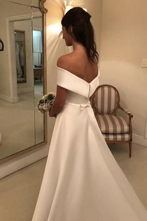 Robe de mariée de traîne courte pétillant longueur au ras du sol spécial romantique - Photo 2